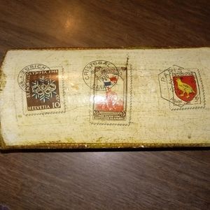 Vintage Florentine stamp box